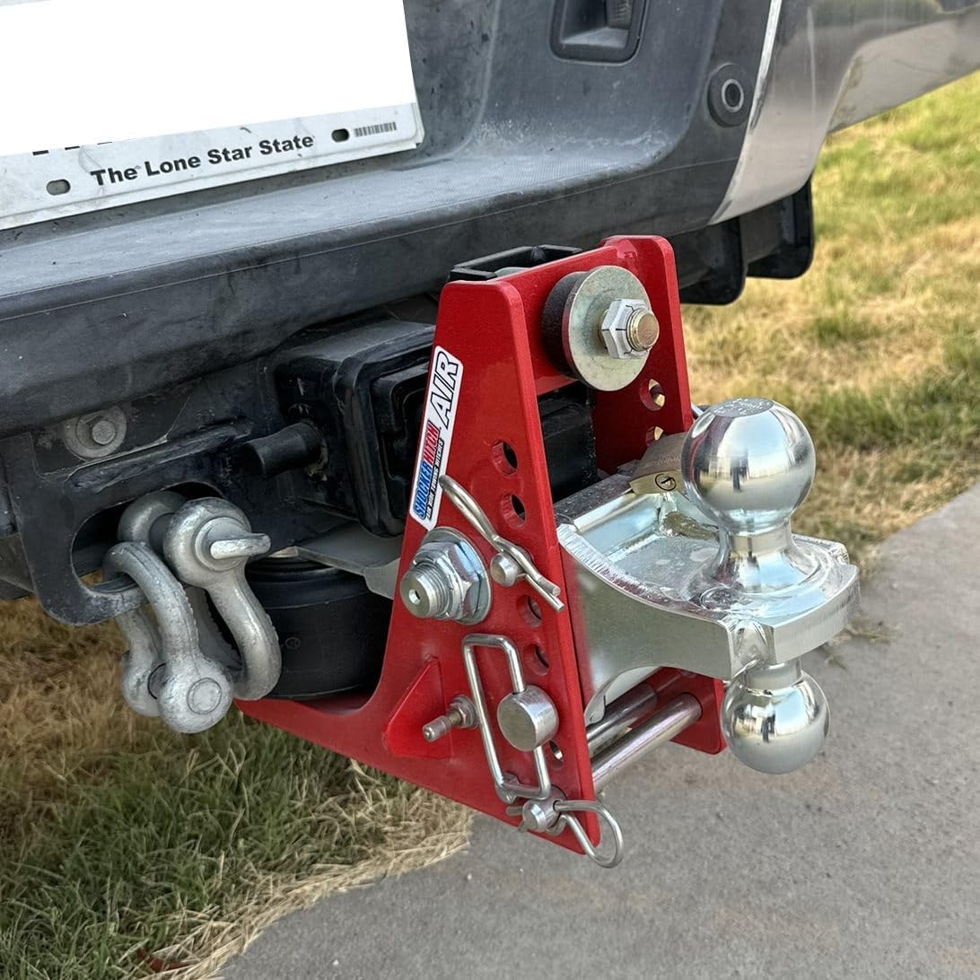 Air Hitch with Combo Ball Mount (2" & 2-5/16" Balls), Fits 2" Hitch - 12,000 lbs