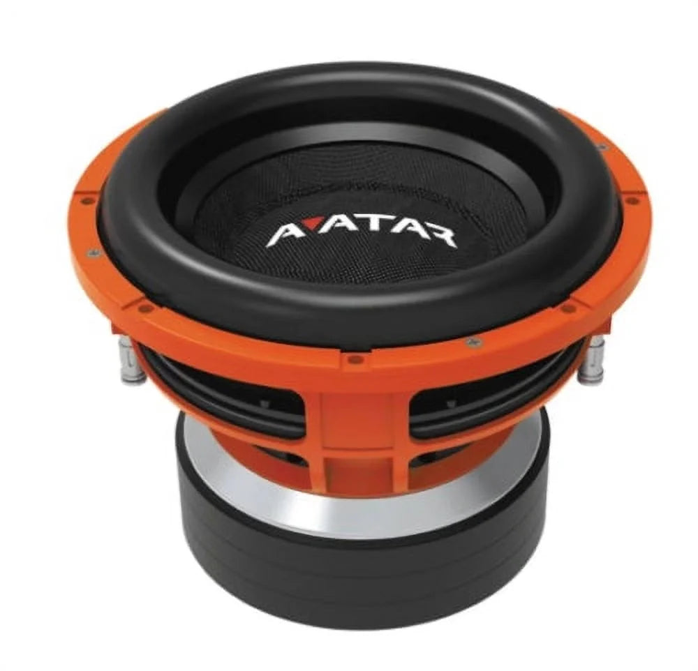 Avatar Tsunami 12′′ Subwoofer STU 1246 D1, 6000W Peak, 1 Ohm, Orange, 4′′ Voice Coil, Paper Cone